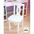 Белый деревянный туалетный столик-трельяж для девочек Deluxe Vanity & Chair  - миниатюра №4